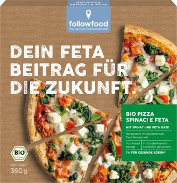 Produktfoto zu Pizza Spinaci e Feta 360g