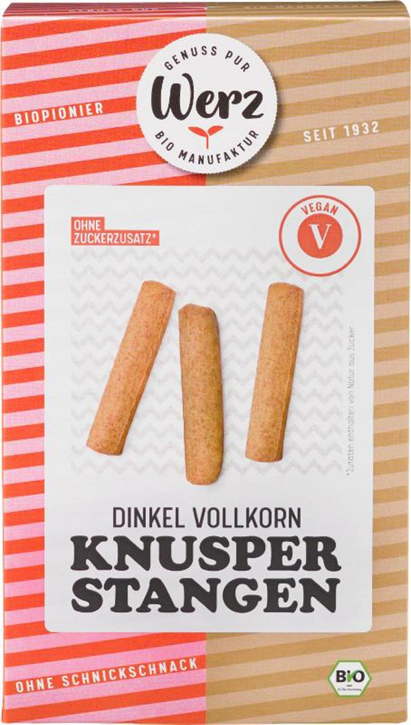 Produktfoto zu Dinkel Vollkorn Knusper Stangen