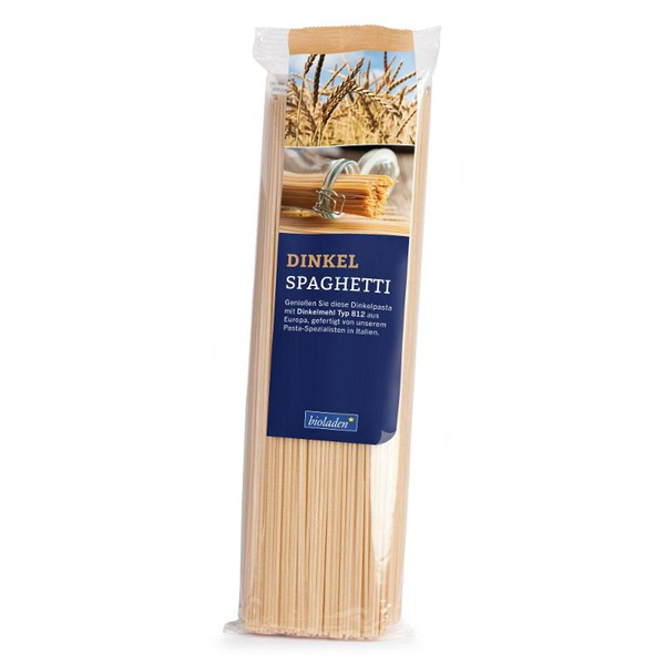 Produktfoto zu b*Dinkel Spaghetti hell 500g