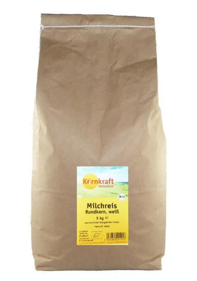 Produktfoto zu Milchreis Rundkorn weiß 5 kg