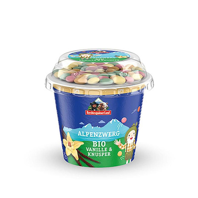 Produktfoto zu Alpenzwerg Frucht&Knusper Joghurt 137g