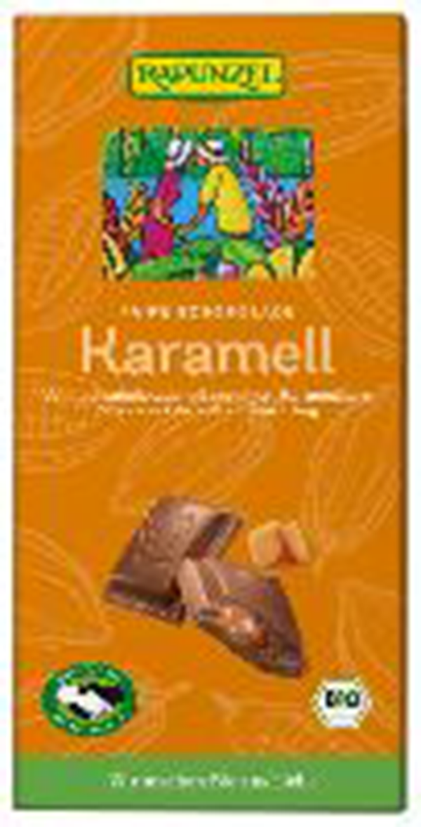 Produktfoto zu Karamell Vollmilch Schokolade 100g