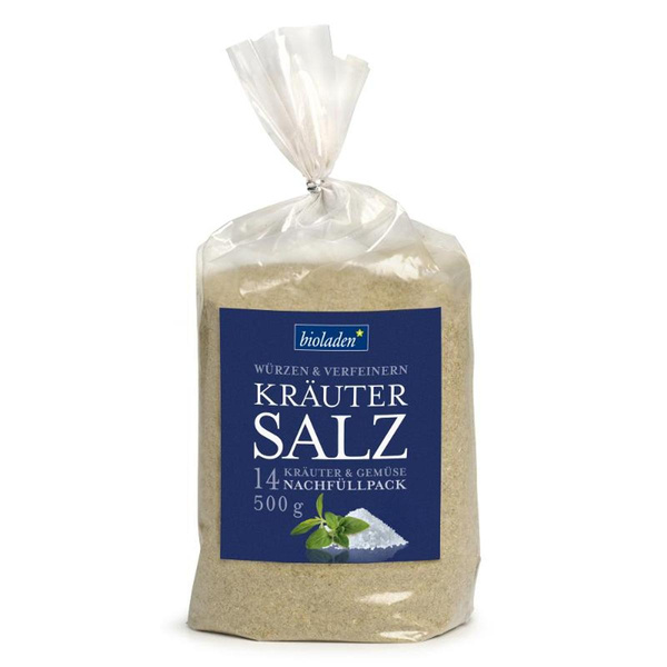 Produktfoto zu Kräutersalz, Nachfüllpack 500g, bioladen