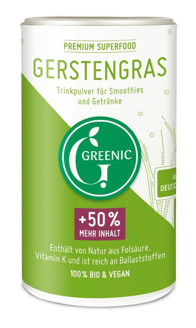 Produktfoto zu Gerstengras Pulver 150g