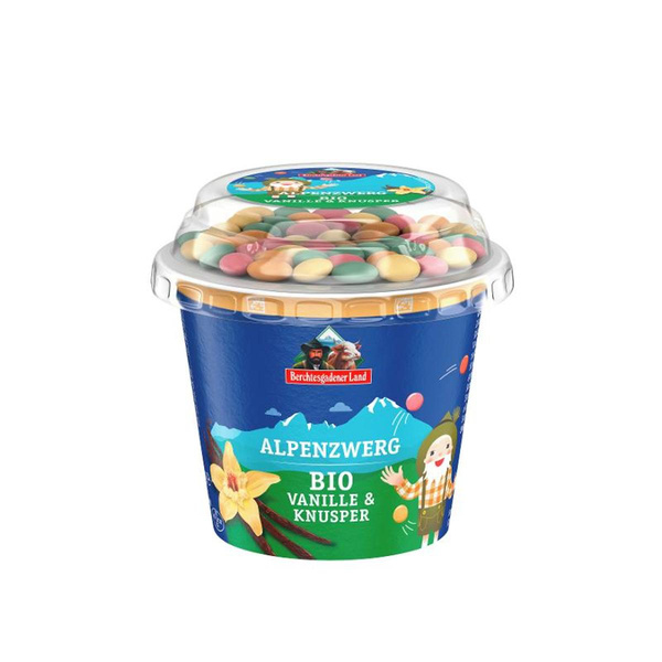Produktfoto zu Alpenzwerg Frucht&Knusper Joghurt 137g