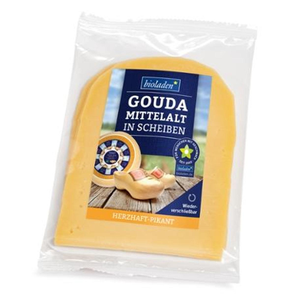 Produktfoto zu Scheibenkäse Gouda mittelalt _ pikant