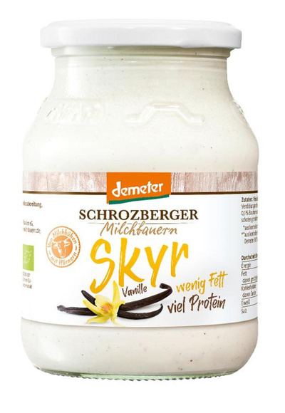 Produktfoto zu Skyr Vanille im Glas 500g