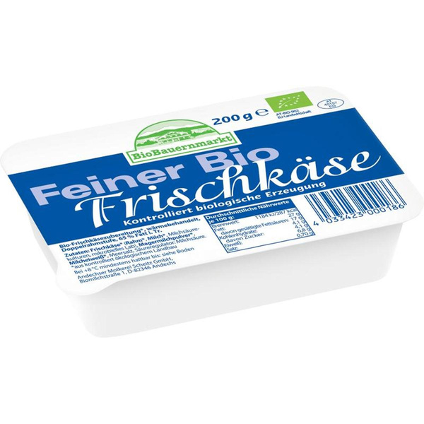 Produktfoto zu Feiner Bio Frischkäse natur 200g
