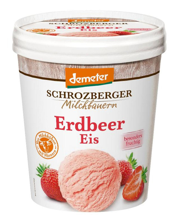 Produktfoto zu Erdbeer-Eis 500ml