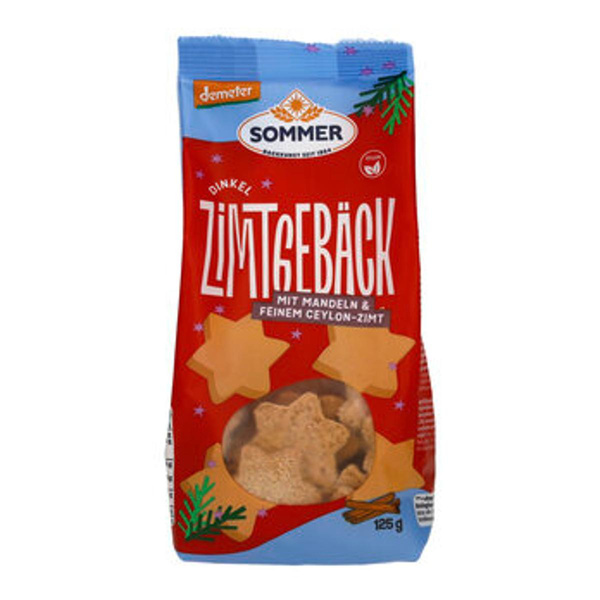 Produktfoto zu Dinkel Zimtgebäck 125g