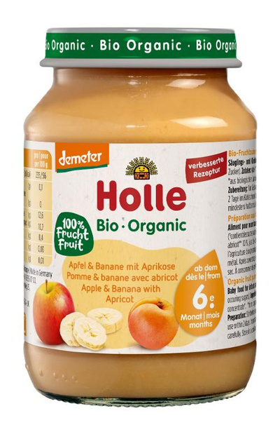 Produktfoto zu Apfel Banane Aprikose 190g