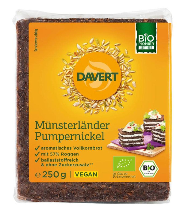 Produktfoto zu Pumpernickel, 250g