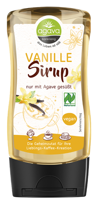 Produktfoto zu Vanillesirup agava 350g
