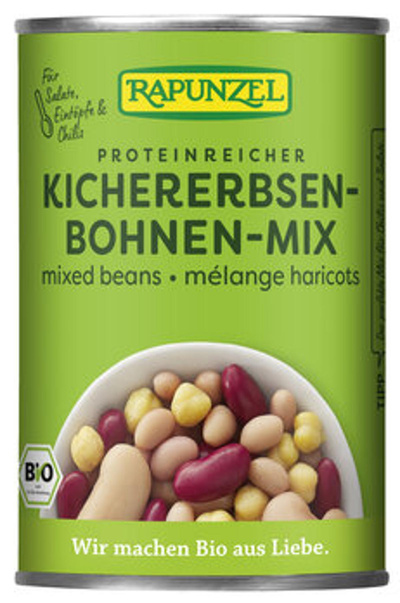 Produktfoto zu Bohnen Mix 400 g Dose