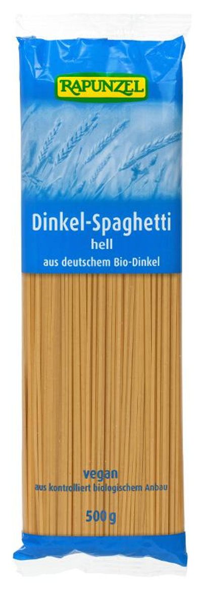 Produktfoto zu Dinkel-Spaghetti, hell 500g