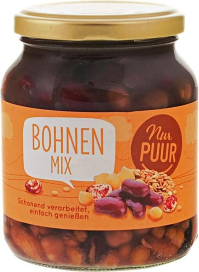 Produktfoto zu Bohnen Mischung 350g