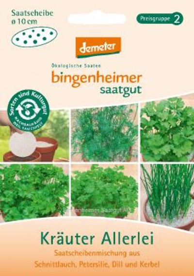 Produktfoto zu Saatgut Kräuter Allerlei