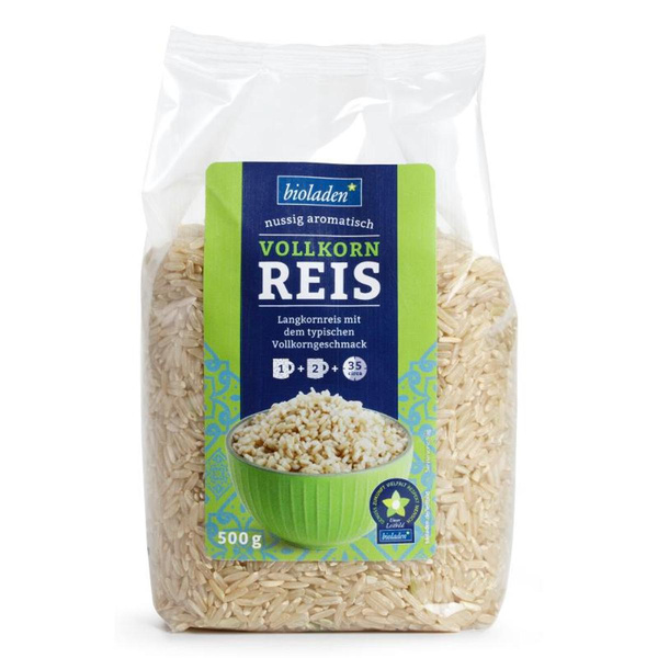 Produktfoto zu b*Vollkornreis Langkorn 500g