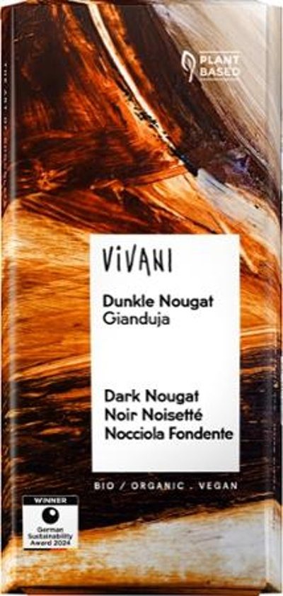 Produktfoto zu Dunkle Nougat Schoko 80g