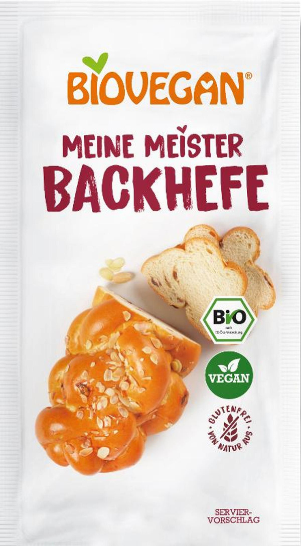 Produktfoto zu Backhefe Bio Meisterhefe 1er
