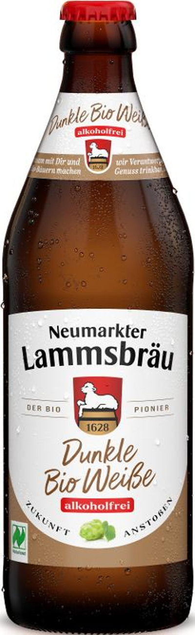Produktfoto zu Lammsbräu Dunkle Weiße alkoholfrei 10x0,5l