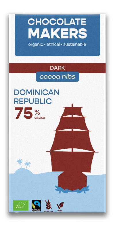 Produktfoto zu TresHombres 75%Bitter Choco Nibs 85g