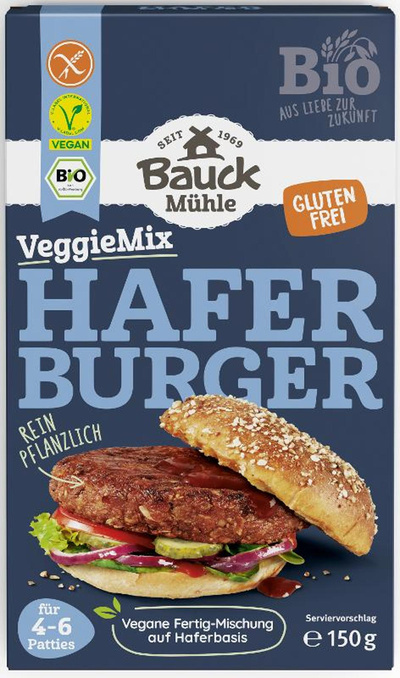 Produktfoto zu Hafer BBQ Burger Bio gf