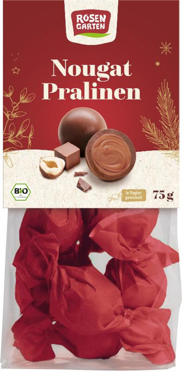 Produktfoto zu Nuss Nougat Pralinen 75g