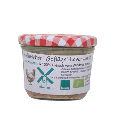 Produktfoto zu Geflügelleberwurst 200g