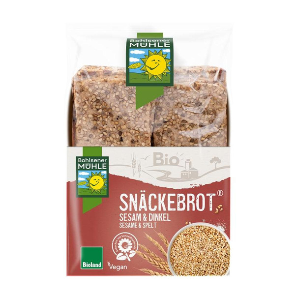 Produktfoto zu Snäckebrot Sesam Dinkel 200g