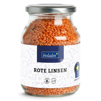 Produktfoto zu b*Rote Linsen 450g