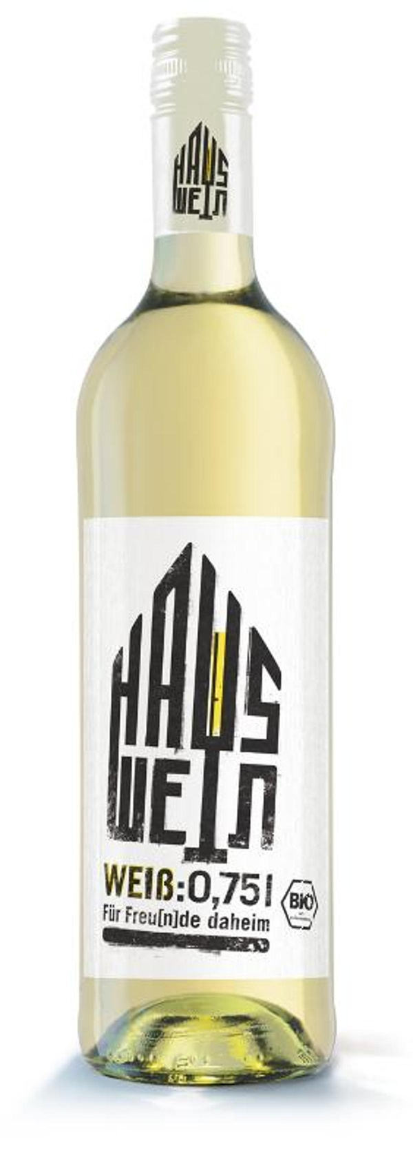 Produktfoto zu Hauswein, weiß, 0,75l, halbtrocken