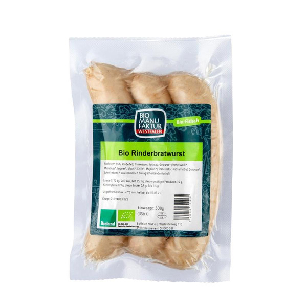 Produktfoto zu Rostbratwurst v. Rind 3 Stk.