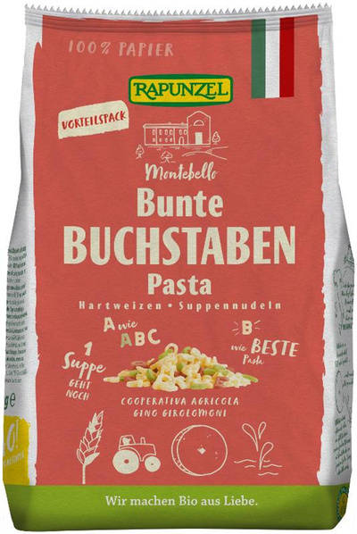 Produktfoto zu Buchstaben Suppennudeln Semola 500g