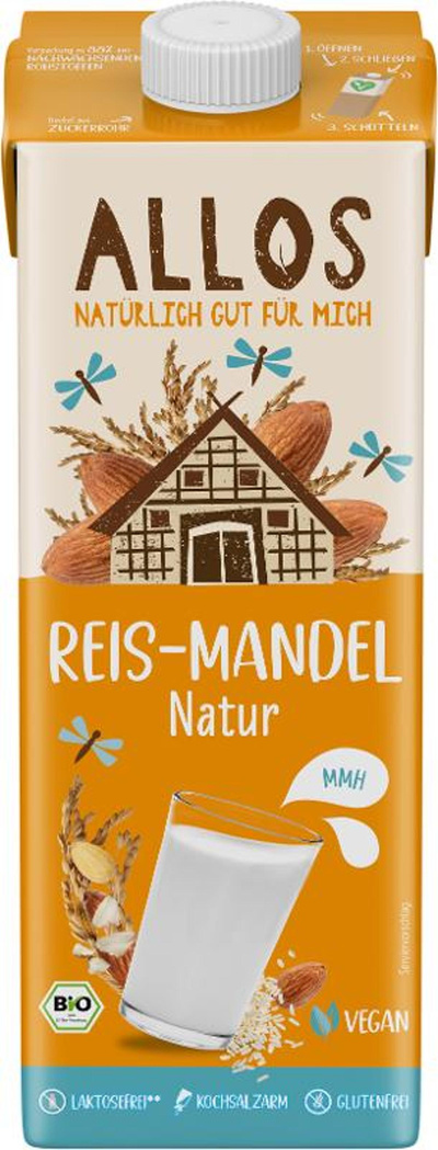 Produktfoto zu Reis-Mandeldrink 1L