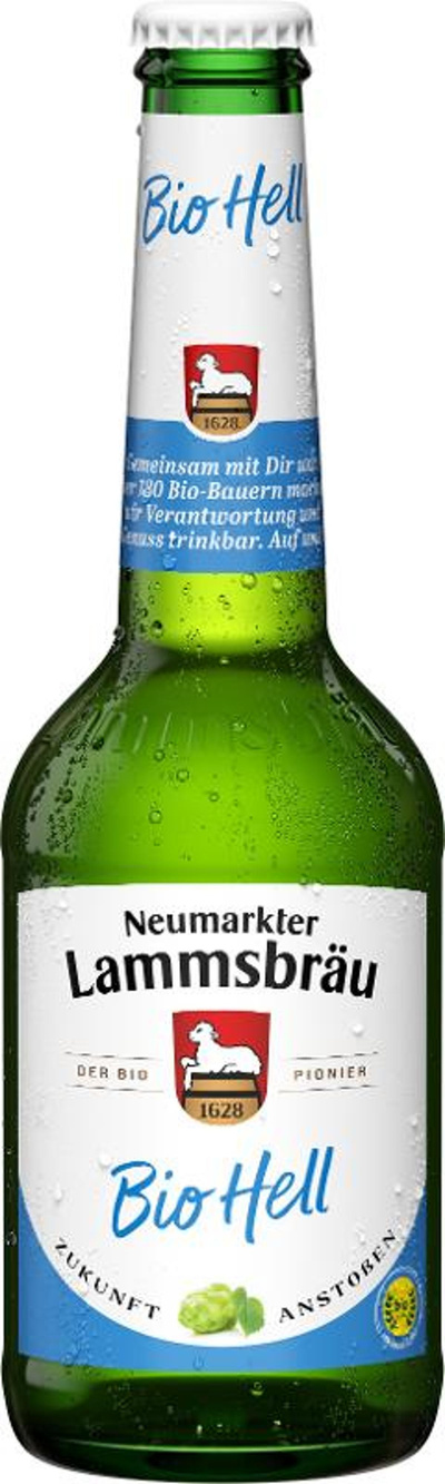 Produktfoto zu Lammsbräu Bio Hell 10 x 0,33 l