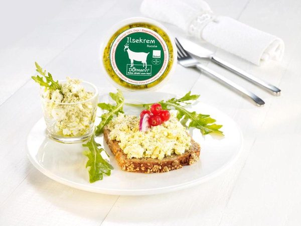 Produktfoto zu Ilsekrem Rucola Ziegenfrischkäse, 150g
