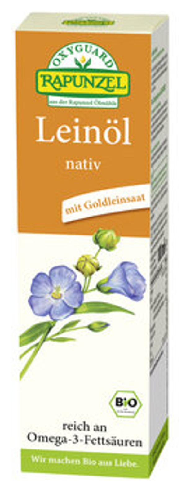 Produktfoto zu Leinöl nativ 100 ml