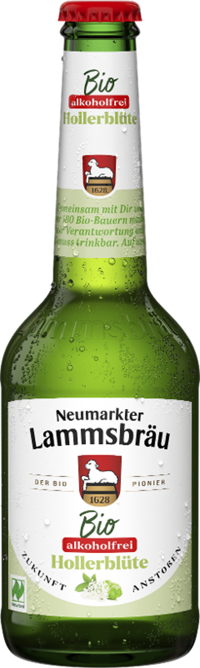 Produktfoto zu Lammsbräu Alkoholfrei Hollerblüte 10x0,33l