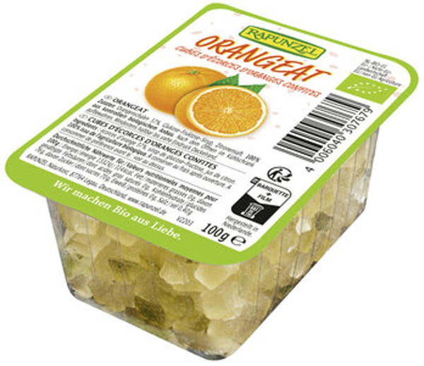 Produktfoto zu Orangeat ohne Weißzucker, gewü