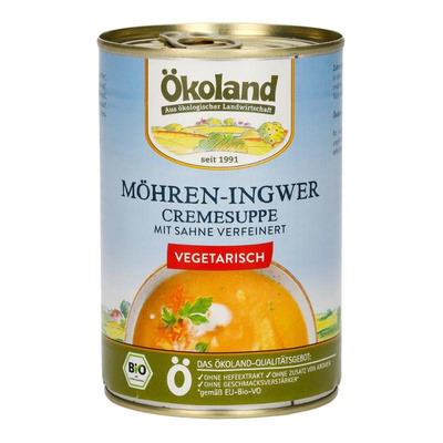 Produktfoto zu Möhren-Ingwer Cremesuppe, 400g
