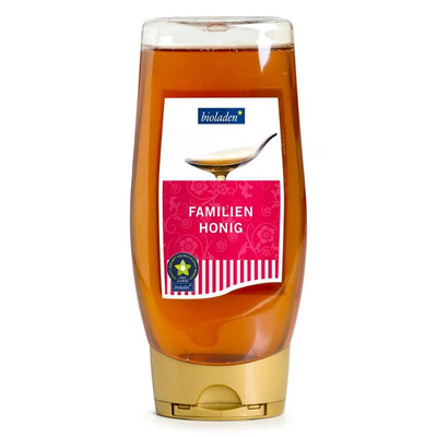 Produktfoto zu b*Familienhonig flüssig Spender 6x500g