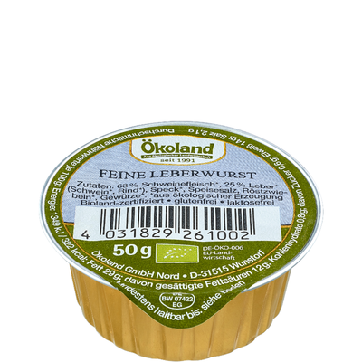 Produktfoto zu Feine Leberwurst 50 g