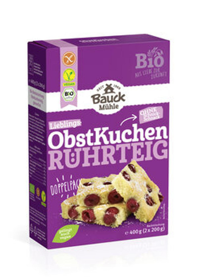 Produktfoto zu Backmischung Obstkuchen 400g