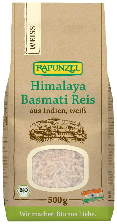 Produktfoto zu Basmati Reis, weiß 500g