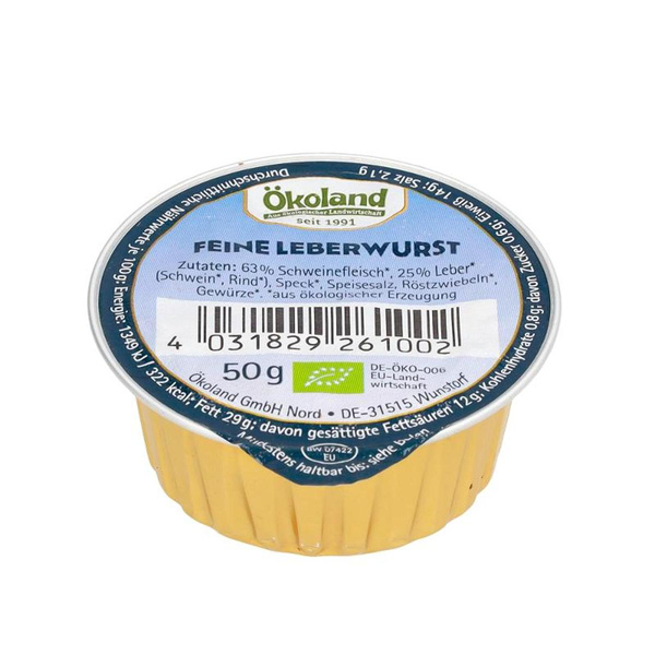 Produktfoto zu VPE 10x50g Feine Leberwurst