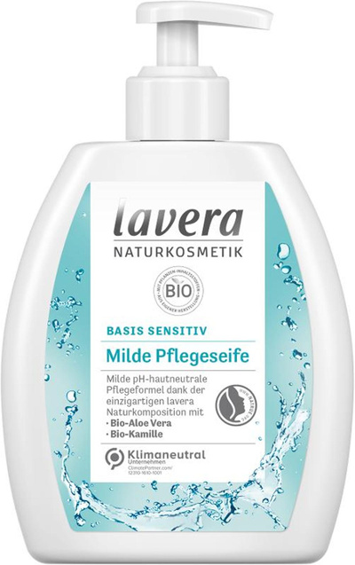 Produktfoto zu basis sensitiv milde Pflegeseife 250ml