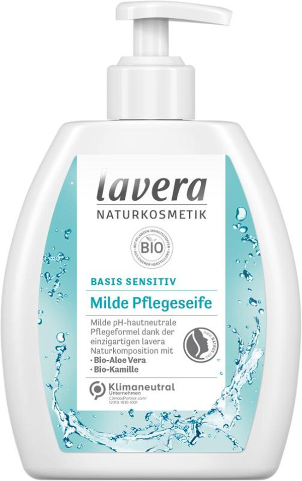 Produktfoto zu basis sensitiv milde Pflegeseife 250ml