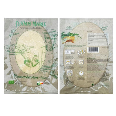 Produktfoto zu Flammkuchenböden Weizen 300g