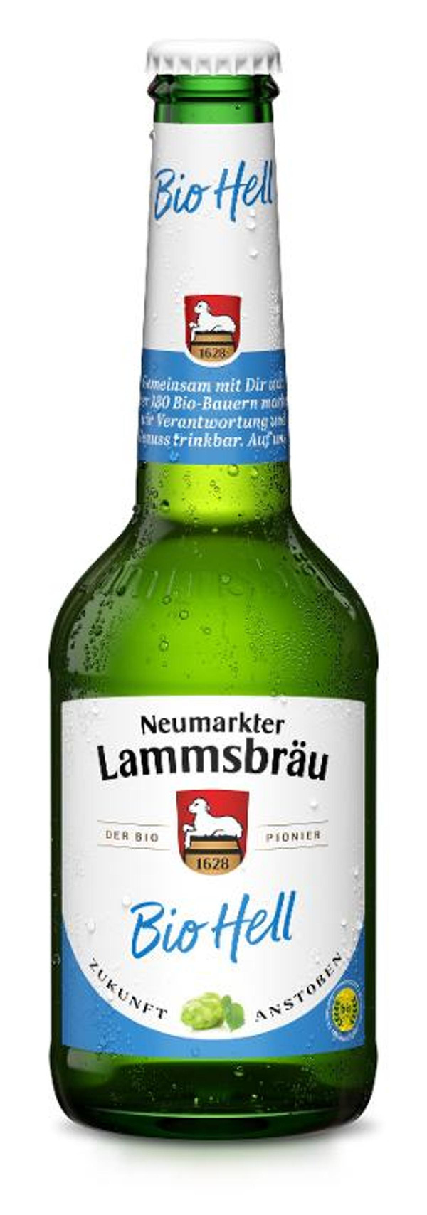 Produktfoto zu Lammsbräu Bio Hell 10 x 0,33 l
